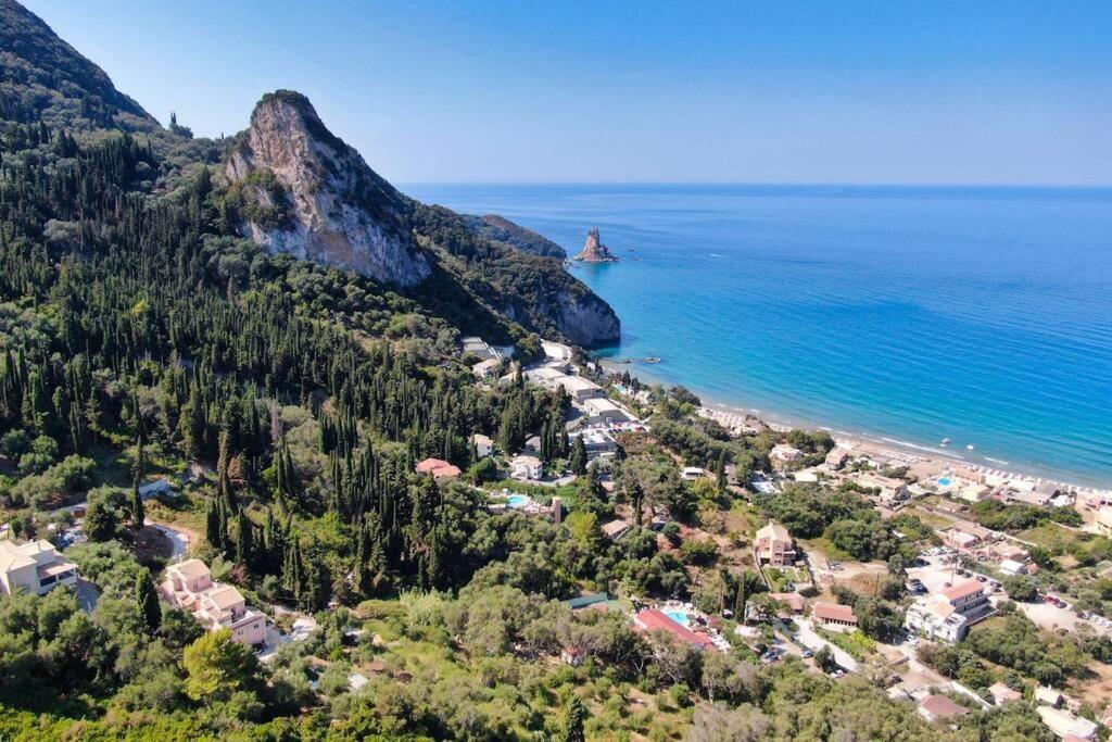 Casa Tramonto Beach View Agios Gordios  Extérieur photo